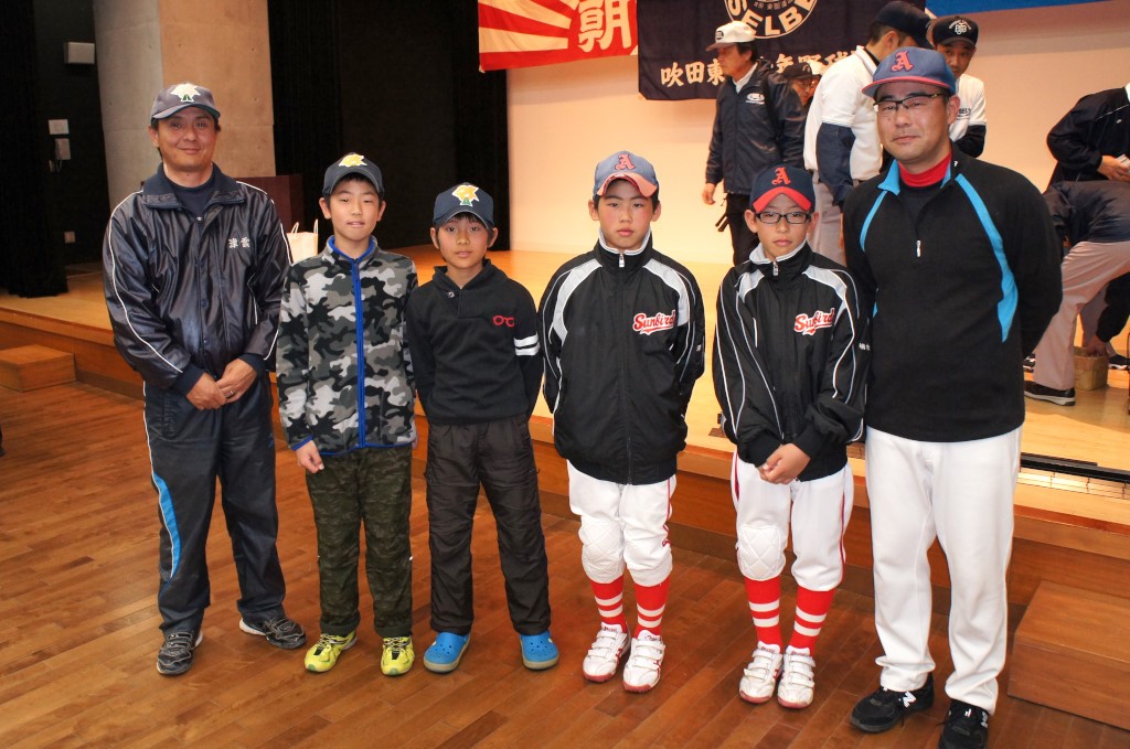 津雲台少年野球クラブと旭丘サンバーズ。2回戦で当たる可能性がある