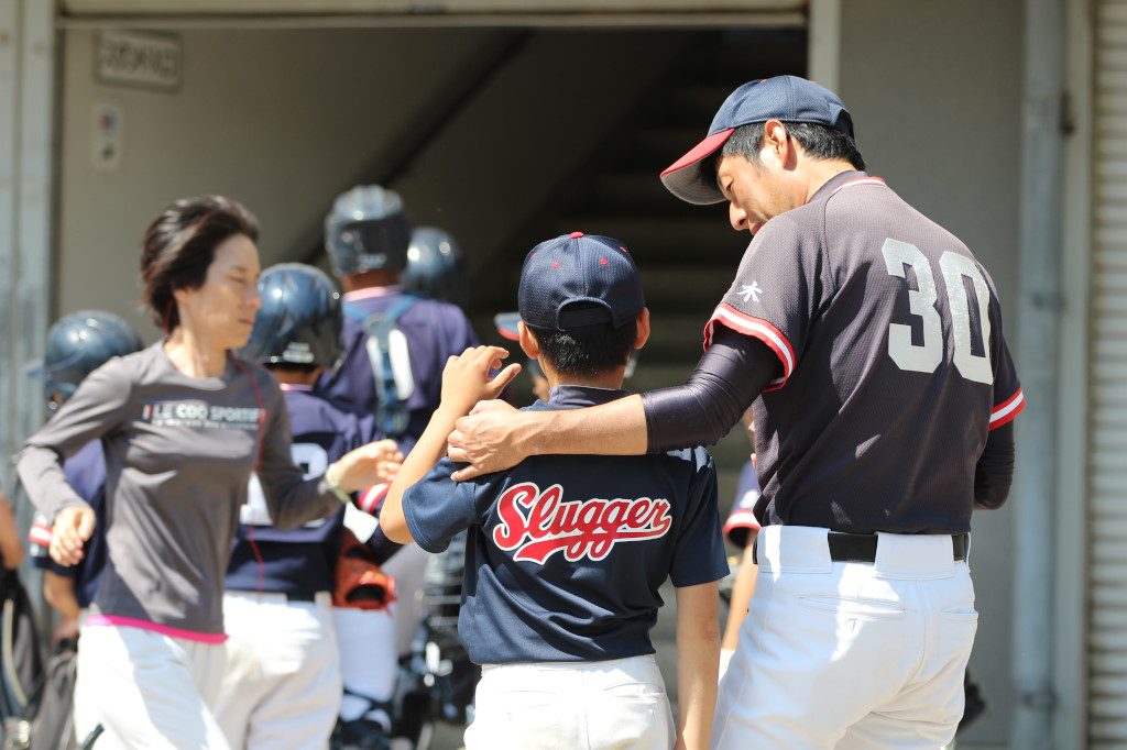 試合前、玉櫛スラッガー