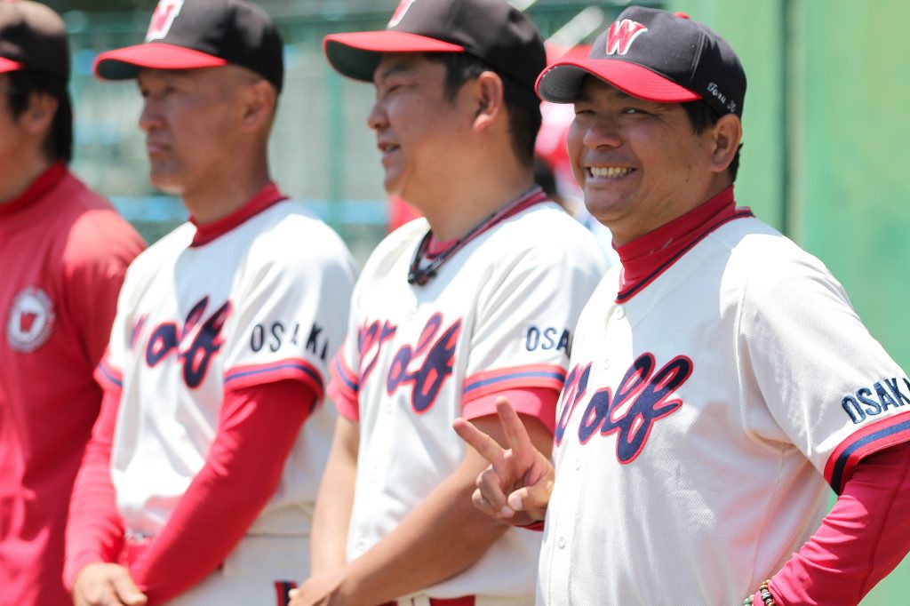 2013年度北大阪大会(対キングジュニアーズ)閉会式でも見せた「ピース」