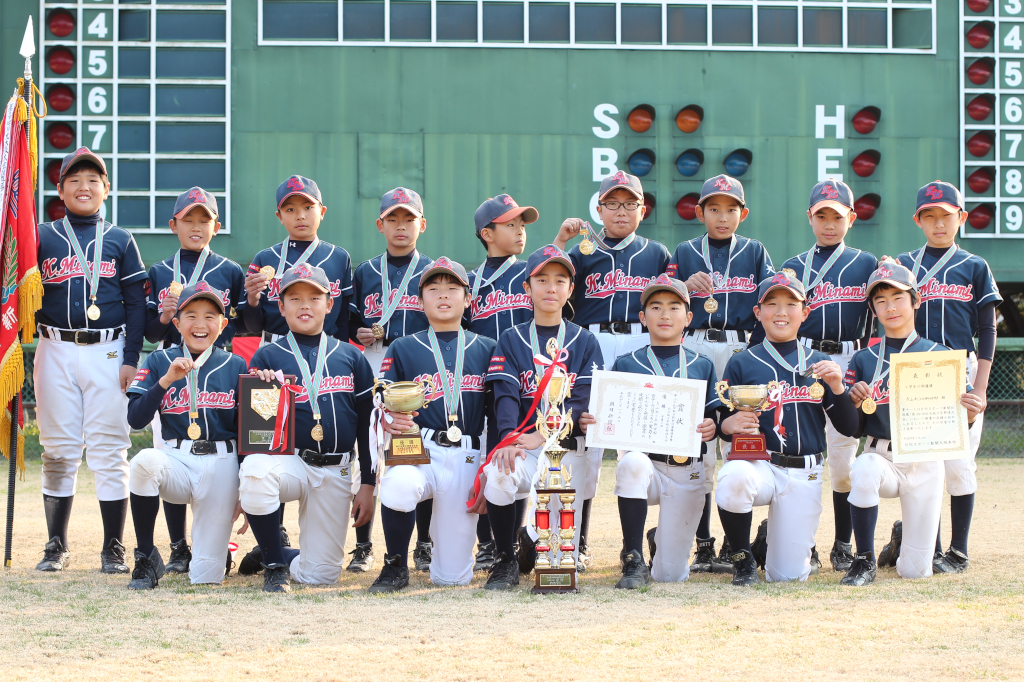 2015年度朝日旗北大阪大会優勝の片山南少年野球部